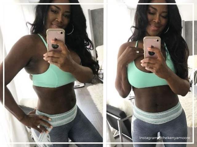 Kenya Moore back in shape after her delivery