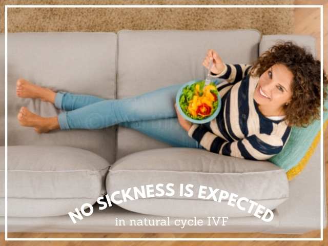 No side effects in natural cycle IVF
