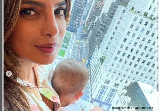 Priyanka Chopra with baby Malti